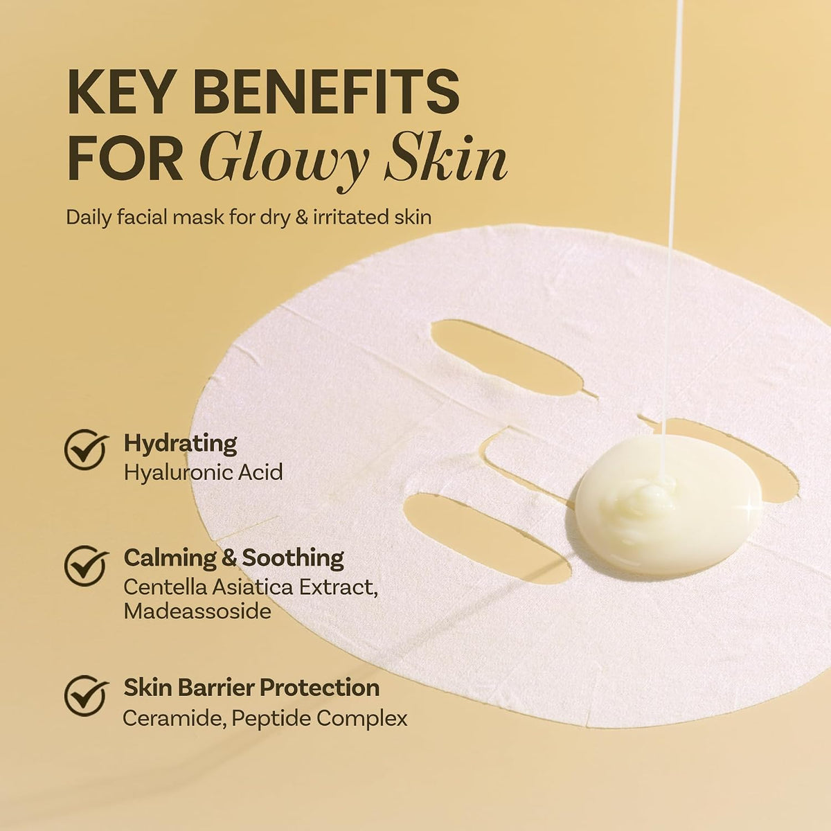 Ongredients Skin Barrier Calming Facial Mask 5+1 Bonus (6ea)